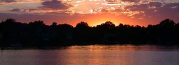 Sunset on Garner Lake