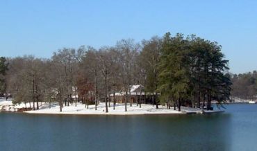 Garner Lake w Snow